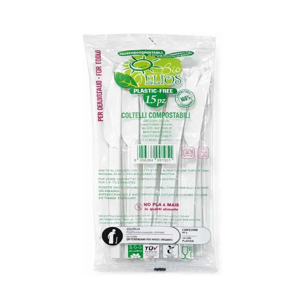 Coltelli Compostabili Elios 15 pz