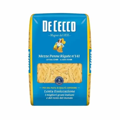 Mezze Penne Rigate n. 141 De Cecco 1 kg