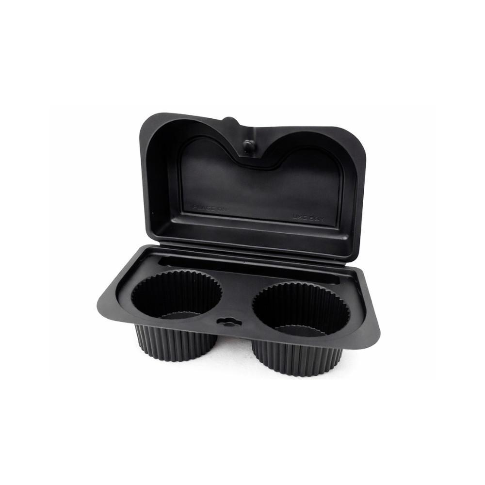 70 Pezzi Vaschetta Nera Porta Caffe 2 Posti