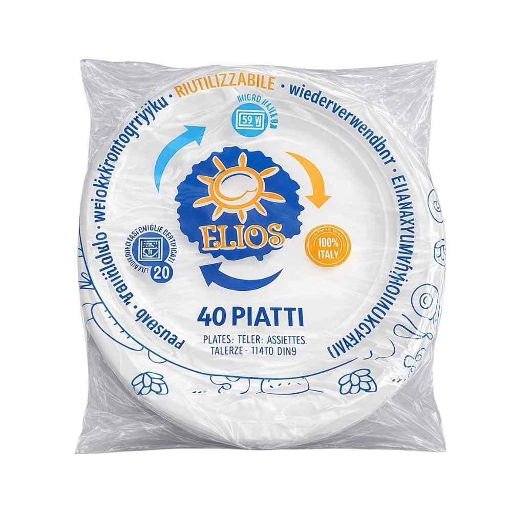 Piatti Dessert Riutilizzabili 40 Pezzi Piatti Dessert Riutilizzabili 40 Pezzi