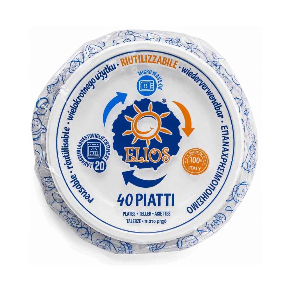 Piatti Dessert Riutilizzabili 40 Pezzi Piatti Dessert Riutilizzabili 40 Pezzi - Idealmarket 1987 Favara