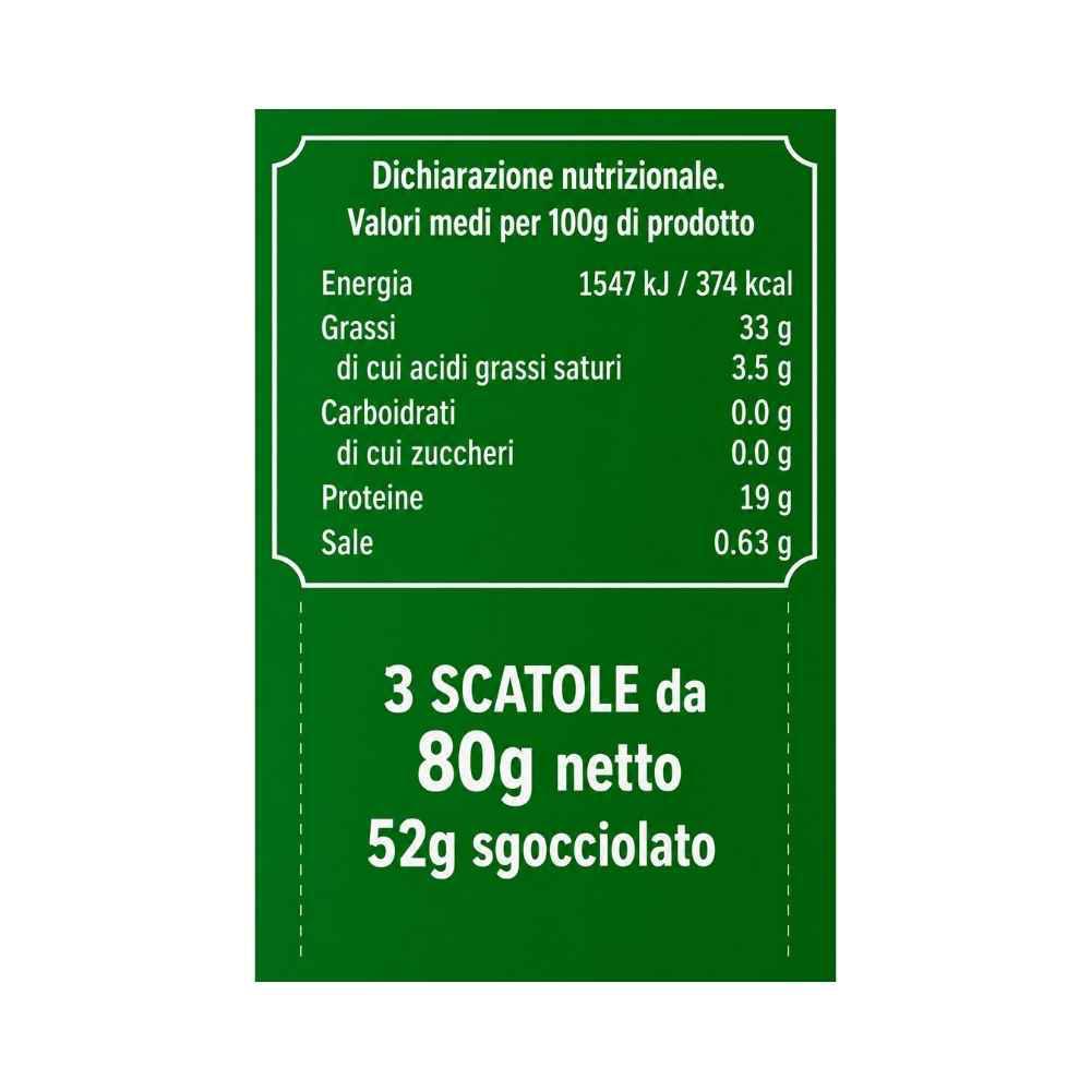 Tonno Olio di Semi Ardea 3 x 80 g - Idealmarket 1987 Favara