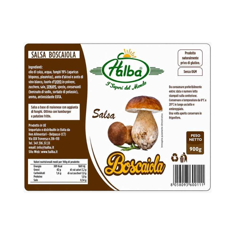 Salsa Boscaiola Halba 900 g - Idealmarket 1987 Favara