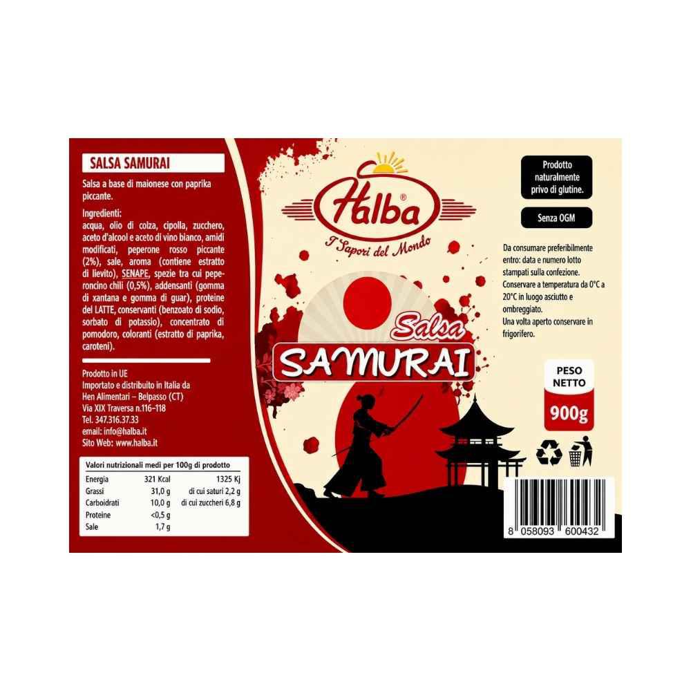Salsa Samurai Halba 900 g - Idealmarket 1987 Favara