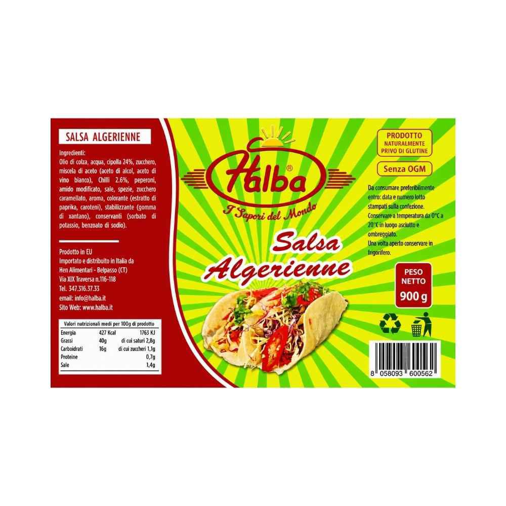 Salsa Algerienne Halba 900g - Idealmarket 1987 Favara