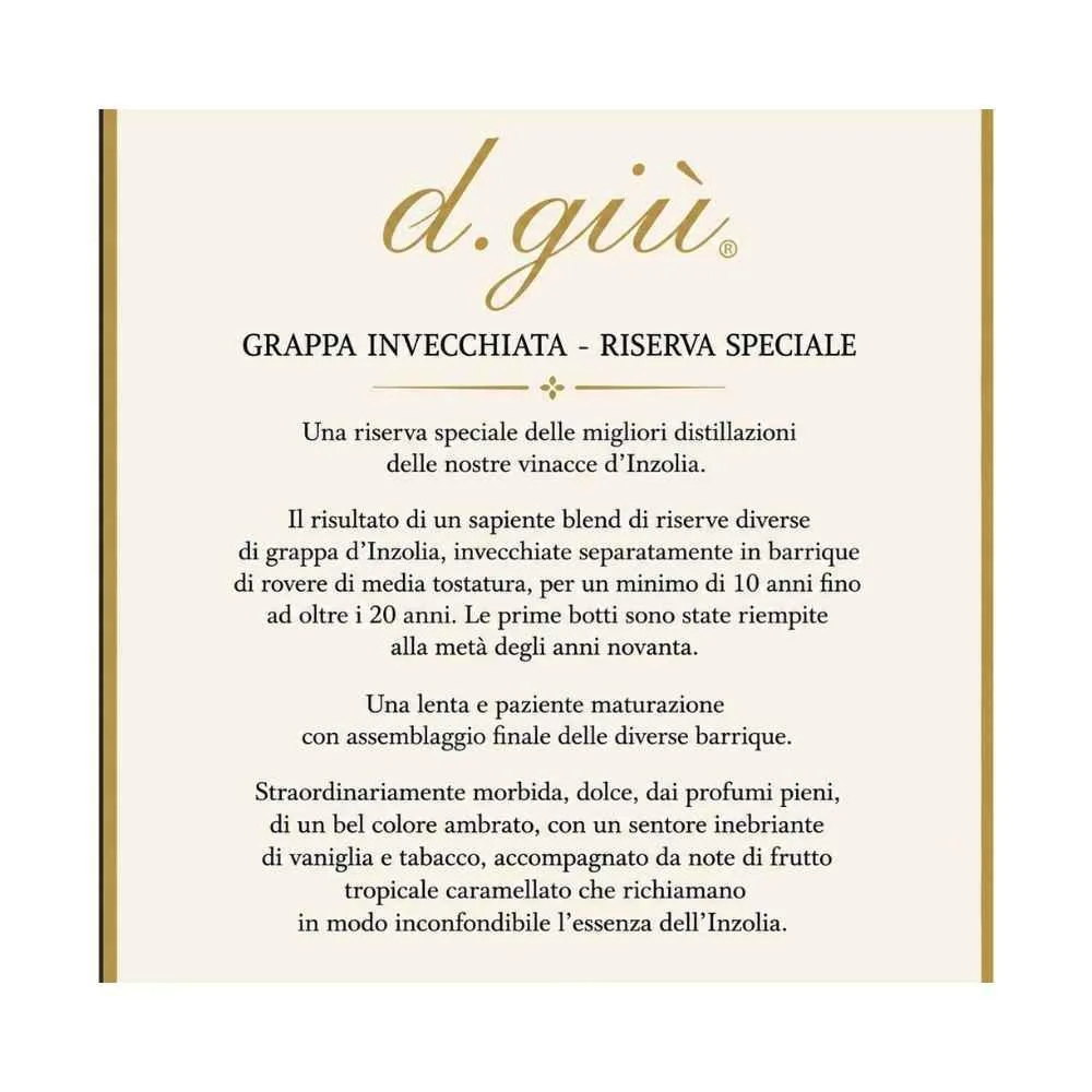 Milazzo Grappa D.Giu 200ml Milazzo Grappa D.Giu 200ml