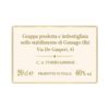 Milazzo Grappa D.Giu 200ml Milazzo Grappa D.Giu 200ml - Idealmarket 1987 Favara