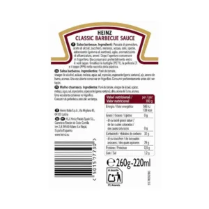 SALSA BBQ ML 260 HEINZ