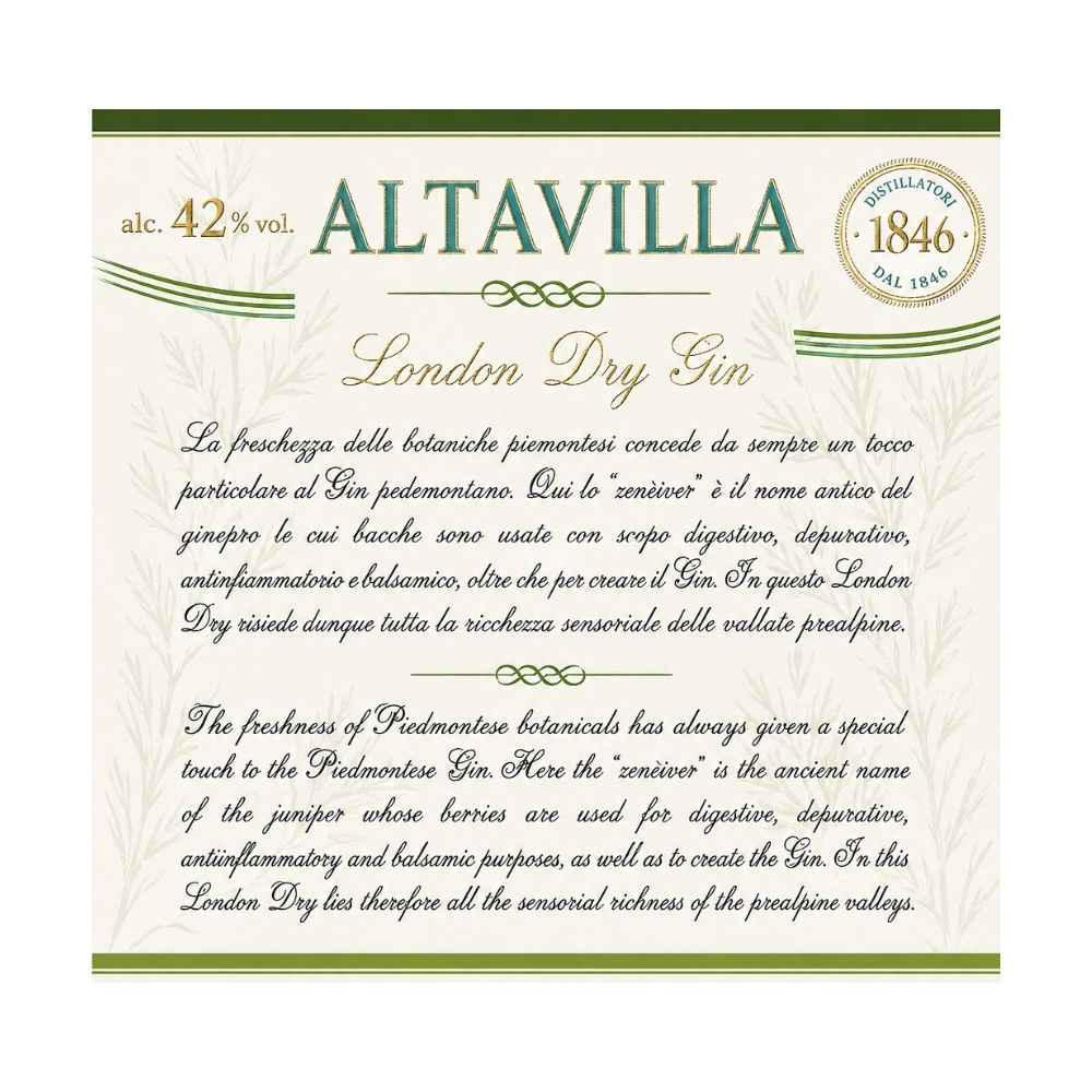 GIN MAZZETTI D’ALTAVILLA 70CL - Idealmarket 1987 Favara
