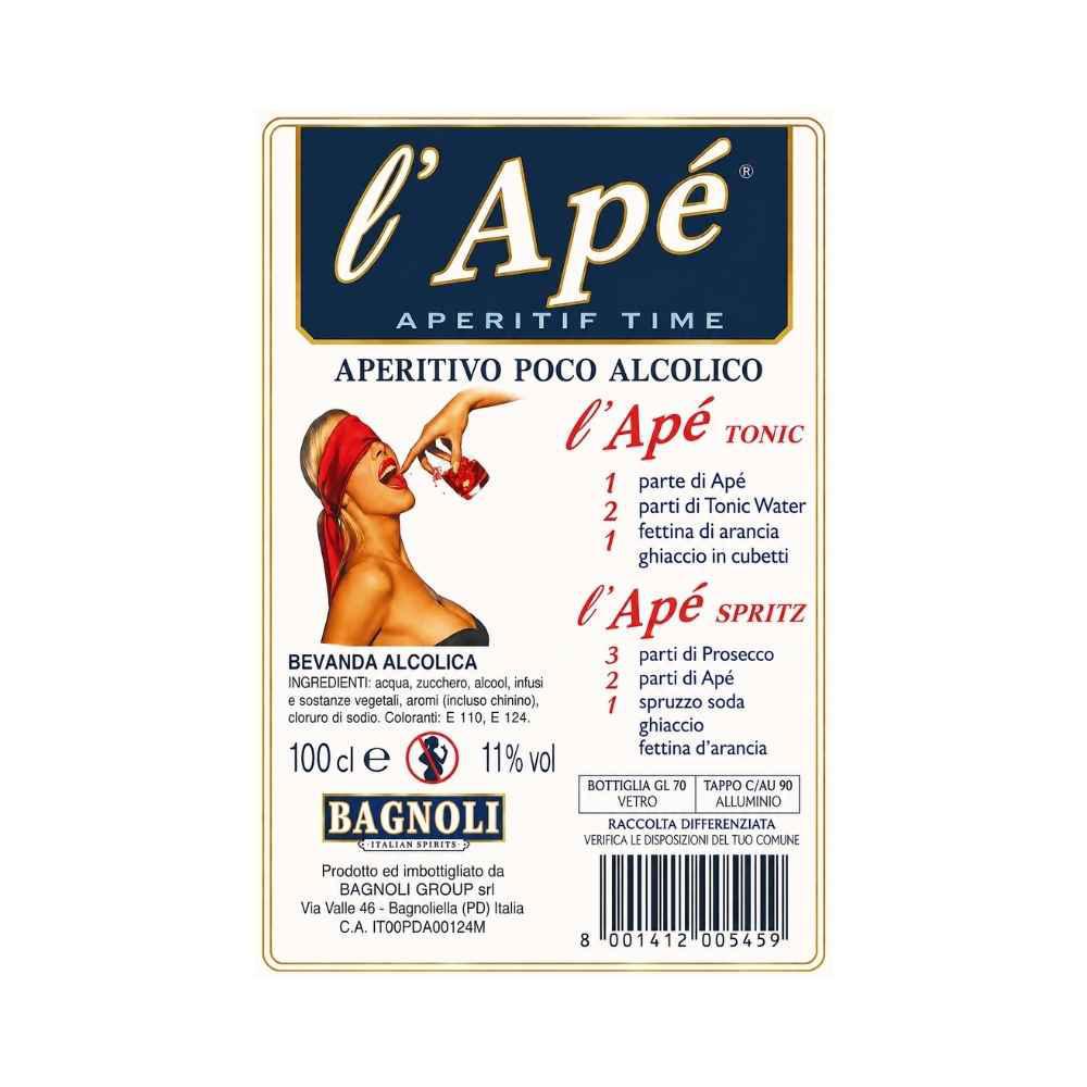 L'ape Aperitivo Bagnoli Speciale Horeca L’ape Aperitivo Bagnoli Speciale Horeca - Idealmarket 1987 Favara
