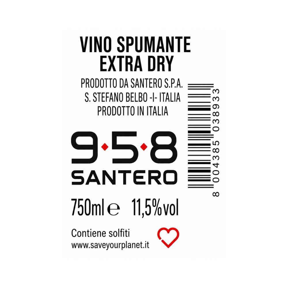 Spumante Santero 958 Dedica Extra Dry 750 ml Spumante Santero 958 Dedica Extra Dry 750 ml - Idealmarket 1987 Favara