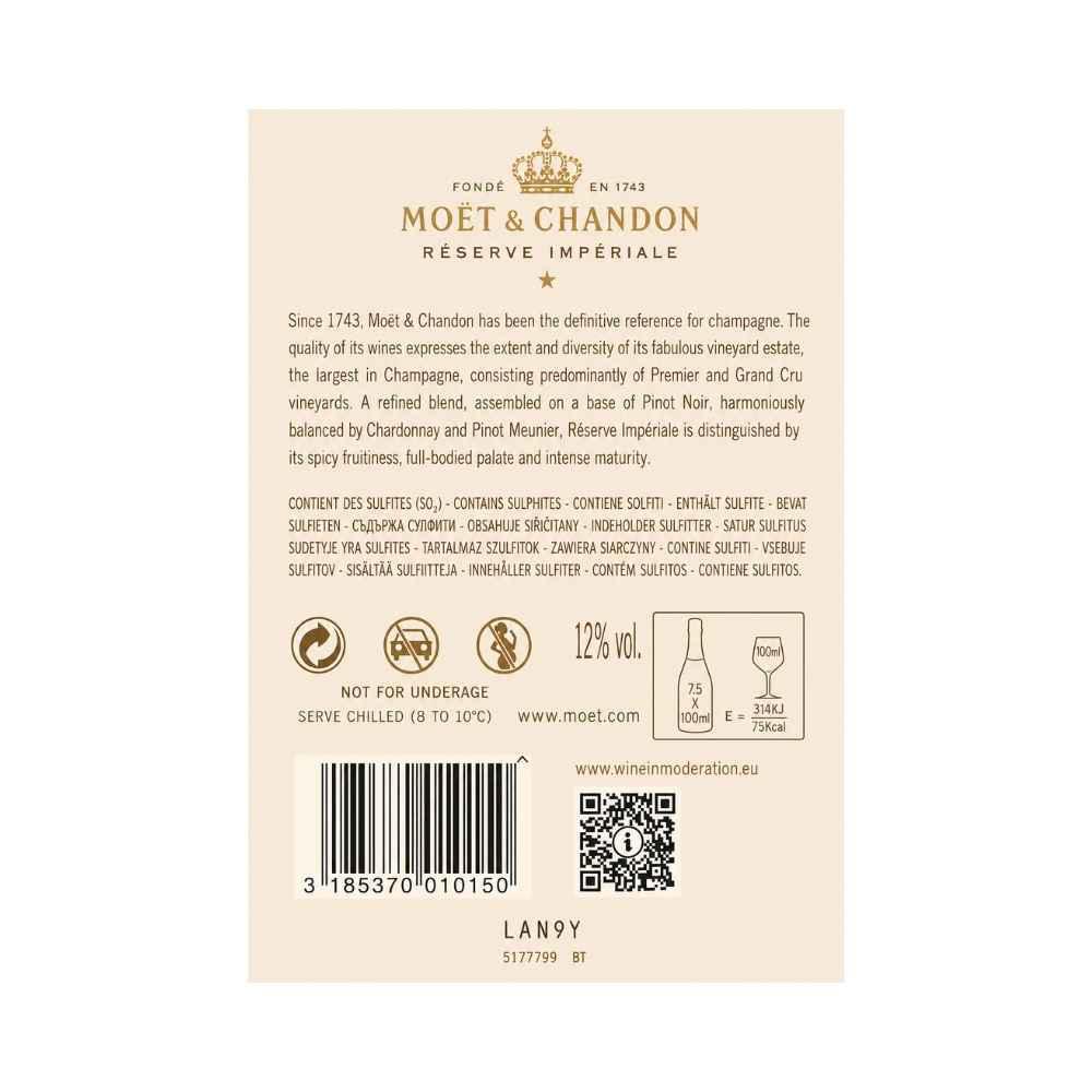 Champagne Moet Chandon Reserve Imperiale 750 ml - Idealmarket 1987 Favara