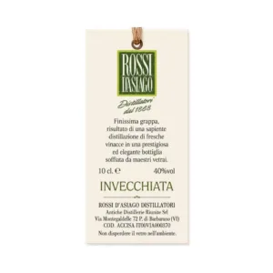 Grappa Invecchiata Rossi d'Asiago Stella 100 ml