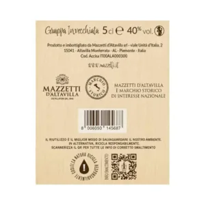 Grappa Invecchiata Mazzetti d'Altavilla Mongolfiera 50 ml