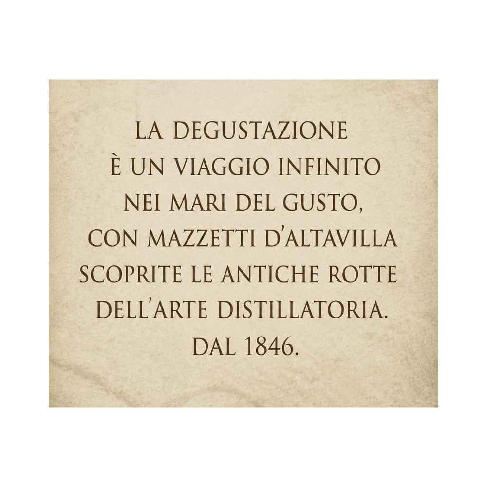 Grappa Invecchiata Mazzetti d’Altavilla Veliero 50 ml - Idealmarket 1987 Favara
