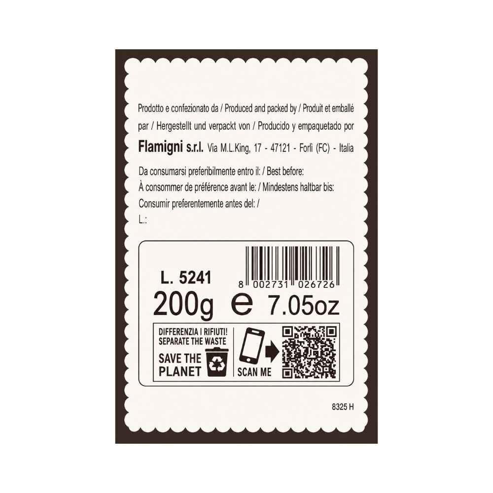Cantucci Mandorla e Cioccolato Fondente Flamigni 200 g - Idealmarket 1987 Favara