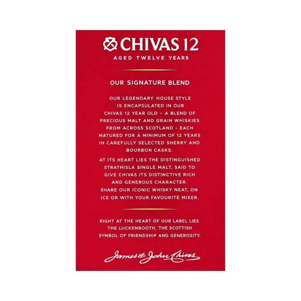 Chivas Regal 12 Anni 700 ml - Idealmarket 1987 Favara