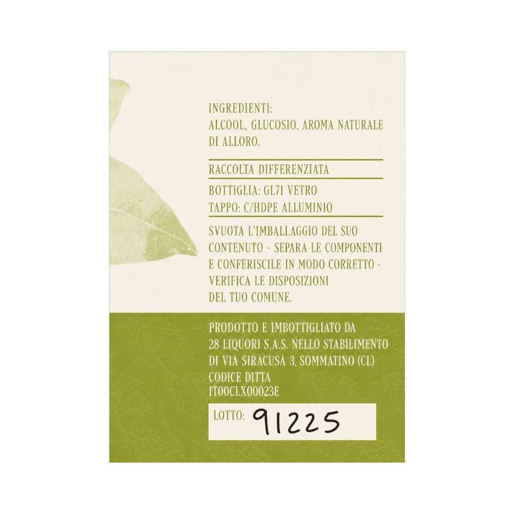 Liquore di Alloro Siciliano Sutiras 500 ml Liquore di Alloro Siciliano Sutiras 500 ml - Idealmarket 1987 Favara