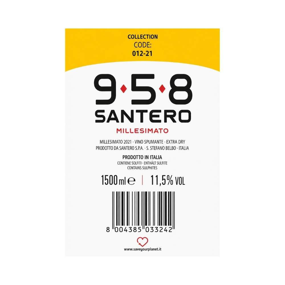Spumante Santero 958 Pop Art Magnum 1.5 L - Idealmarket 1987 Favara