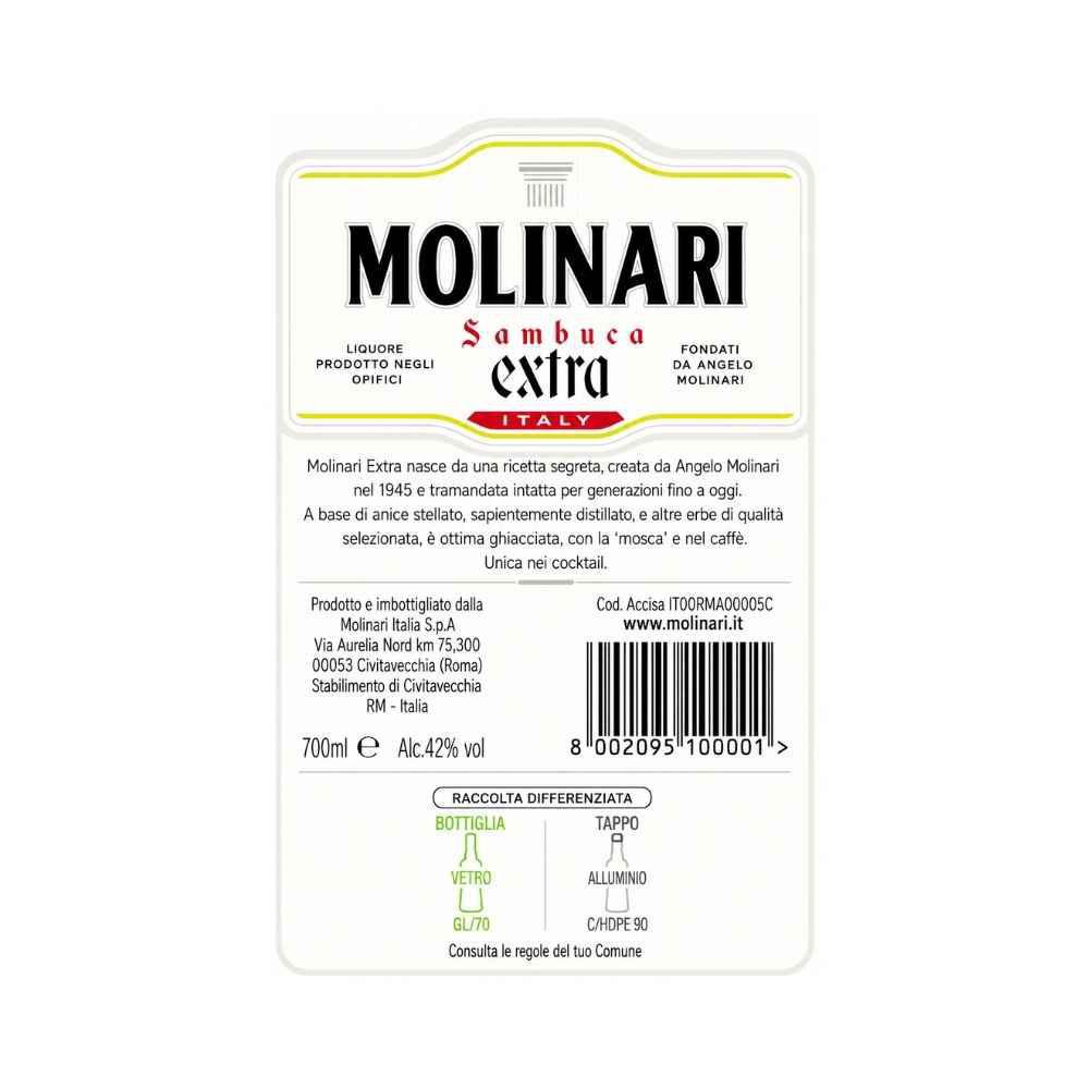 Sambuca Molinari Extra 700 ml - Idealmarket 1987 Favara