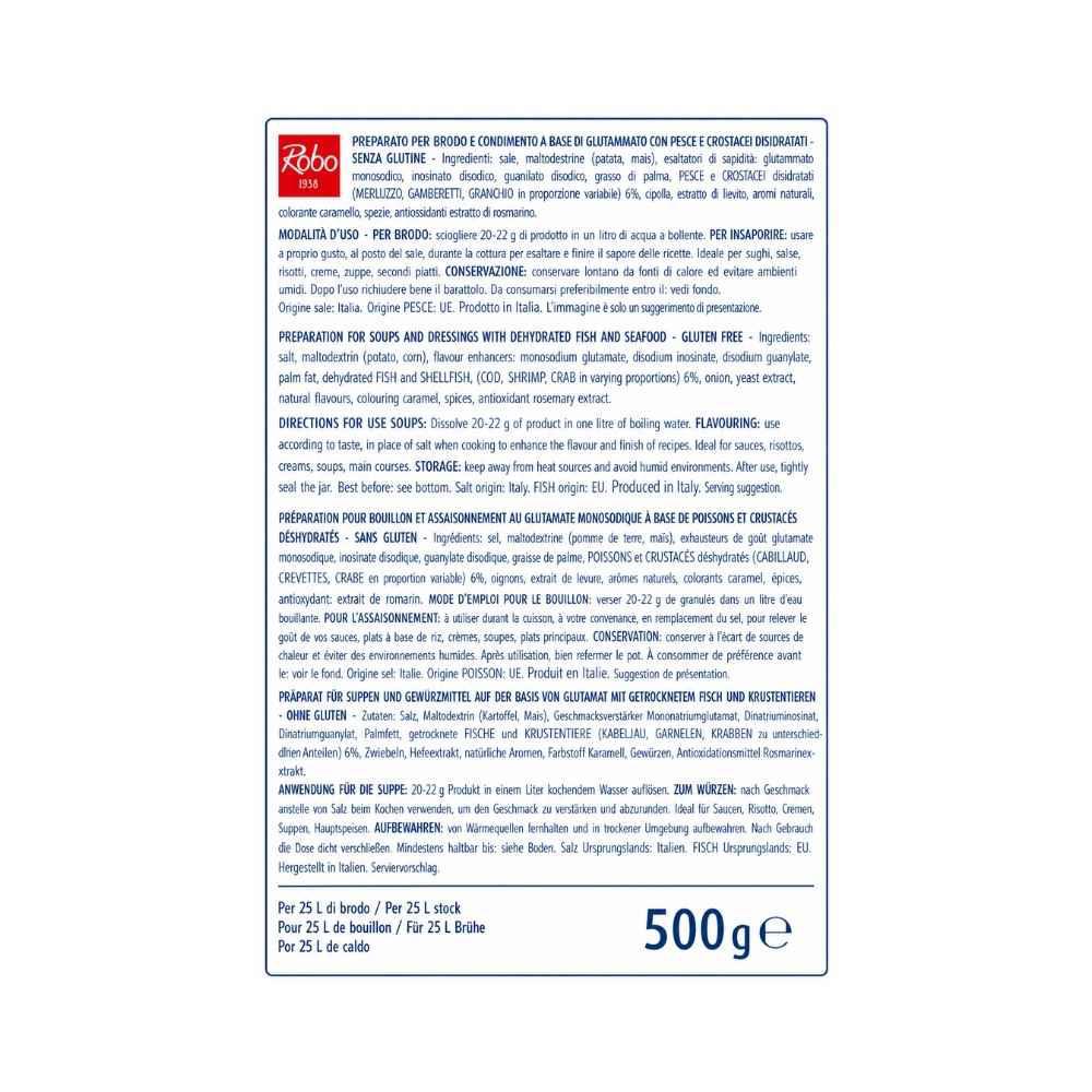 Brodo Granulare Pesce Robo 500 g - Idealmarket 1987 Favara