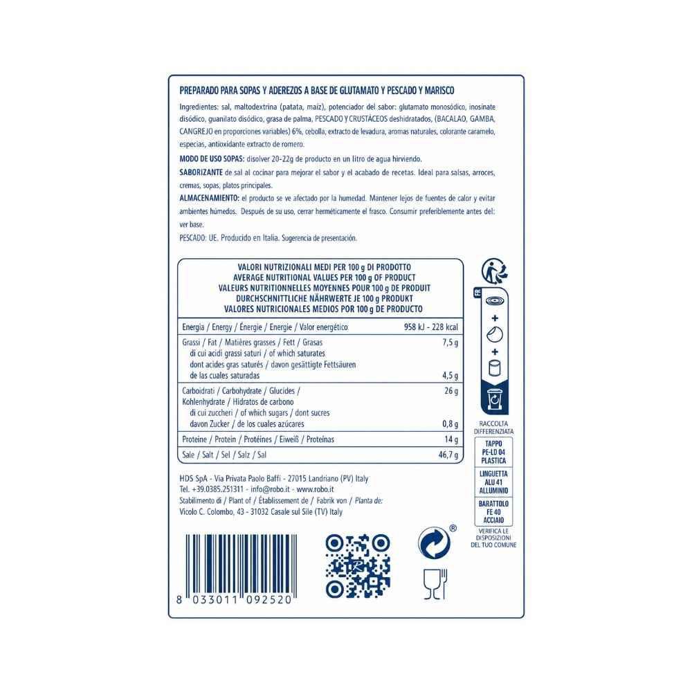 Brodo Granulare Pesce Robo 500 g - Idealmarket 1987 Favara