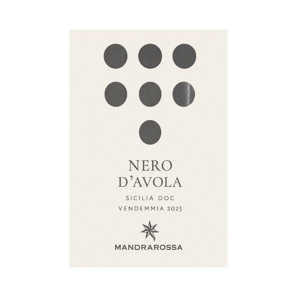 Nero d'Avola Mandrarossa 750 ml Nero d’Avola Mandrarossa 750 ml - Idealmarket 1987 Favara