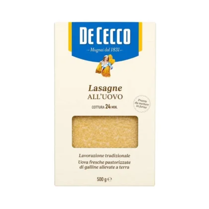 Lasagne all'Uovo De Cecco 500 g
