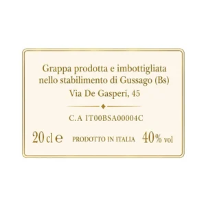 Grappa D.Giù Milazzo 200 ml