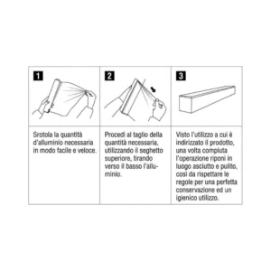 Alluminio Astucciato T8 Tittex — Rotolo Professionale