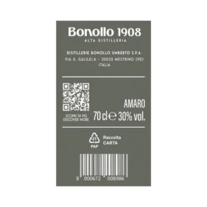 Amaro Of Bonollo Capsule 700 ml