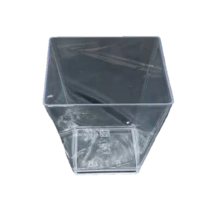 COPPA QUADRA CC 200 TRASPARENTI PZ 12 (BQ200T) - Horeca
