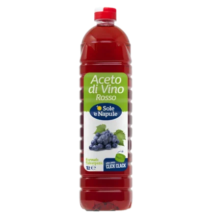 ACETO DI VINO ROSSO PET O SOLE E NAPULE LT 1