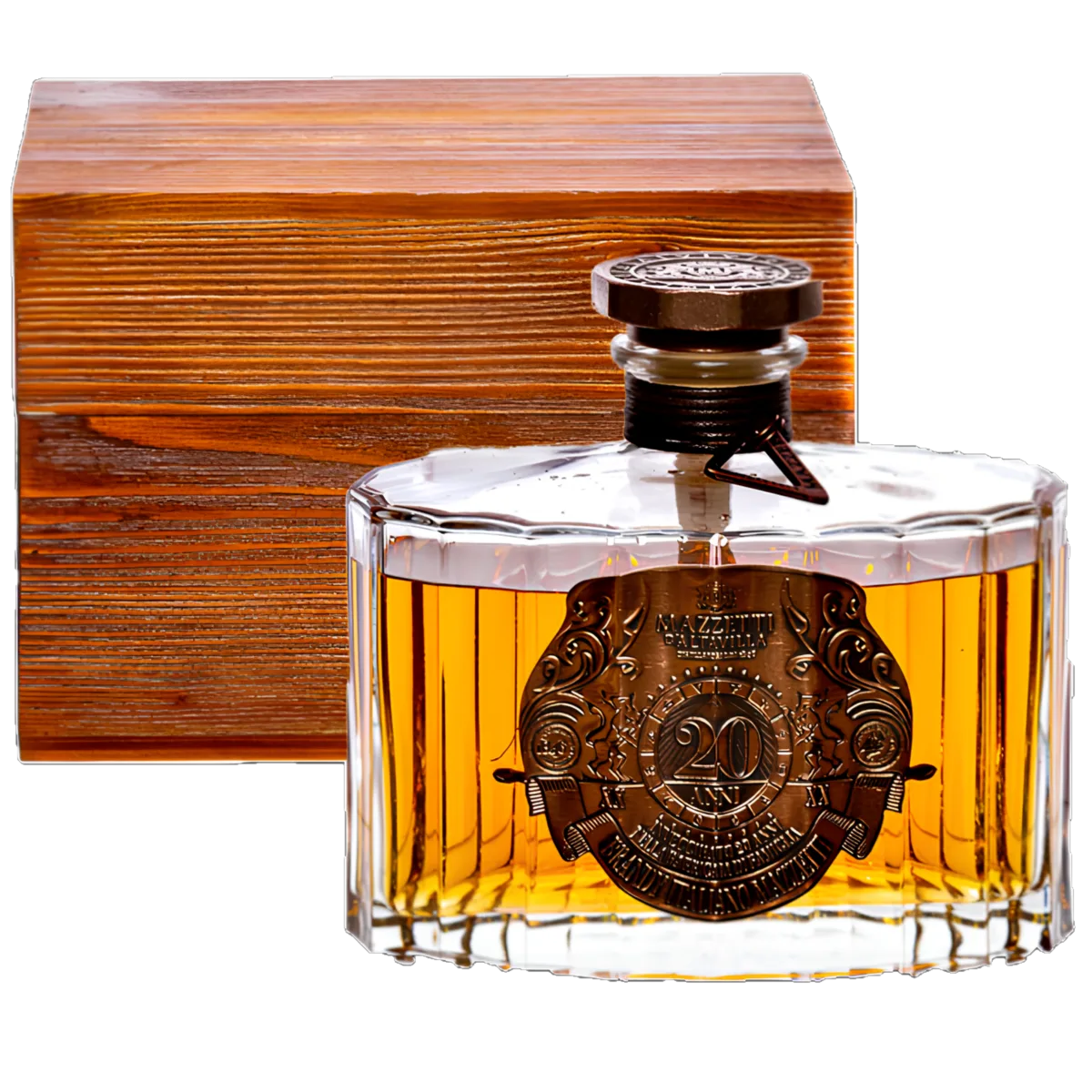 BRANDY MAZZETTI 20 ANNI IN CASSETTA LEGNO CL 70
