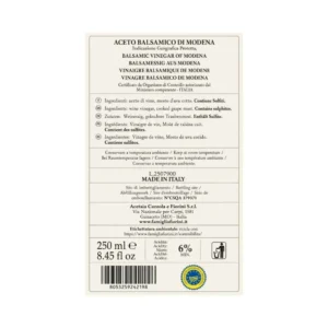 ACETO BALSAMICO DI MODENA I.G.P. 500ML FAMIGLIA FIORINI - Food Experience