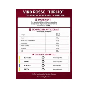 Turcio/Ideal vino rosso 2 l