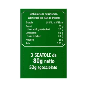 Tonno Olio di Semi Ardea 3 x 80 g