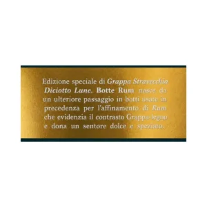Diciotto Lune Riserva Rum Grappa Marzadro 500 ml