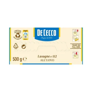 Lasagne all'Uovo De Cecco 500 g