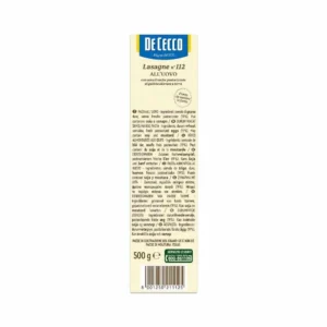 Lasagne all'Uovo De Cecco 500 g