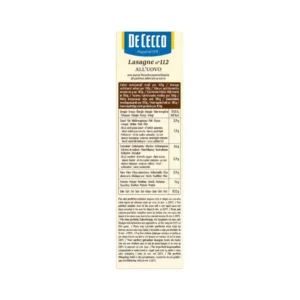 Lasagne all'Uovo De Cecco 500 g