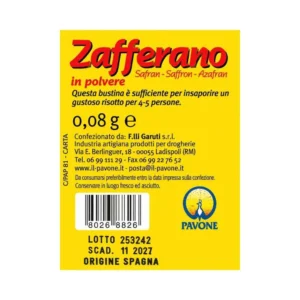 Zafferano in Polvere Pavone 0.08 g
