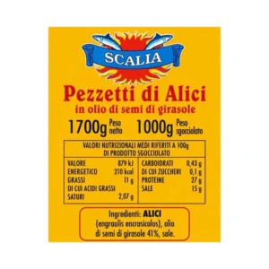 Spezzoni di Sarde Scalia 1.7kg