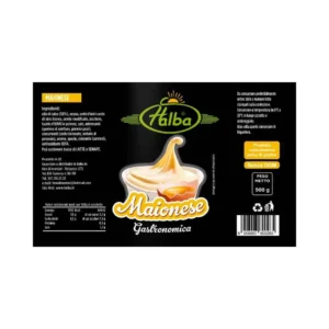 Maionese Gastronomica Professionale Halba 900 g - dettaglio etichetta