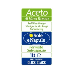 Aceto di vino rosso O Sole e Napule 1 l
