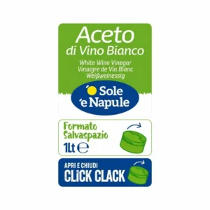 Aceto di Vino Bianco in PET 1 l O Sole e Napule