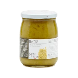 Salsa di Asparagi Ristoris — Vaso 520 g — per Pasta, Crostini e Carni Bianche