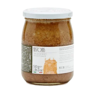 Salsa di Noci Ristoris — Vaso Vetro 580 g — per Pasta e Primi Piatti