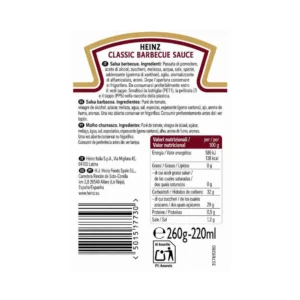 Salsa BBQ Heinz Classic Barbecue 260 g
