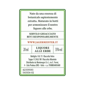Amaro Jägermeister Mignon 2 cl